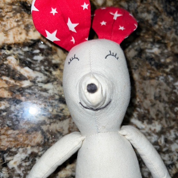 Lil Pyar Maya Mouse Handmade 15” Material Cloth Doll Embroidered - Picture 2 of 8